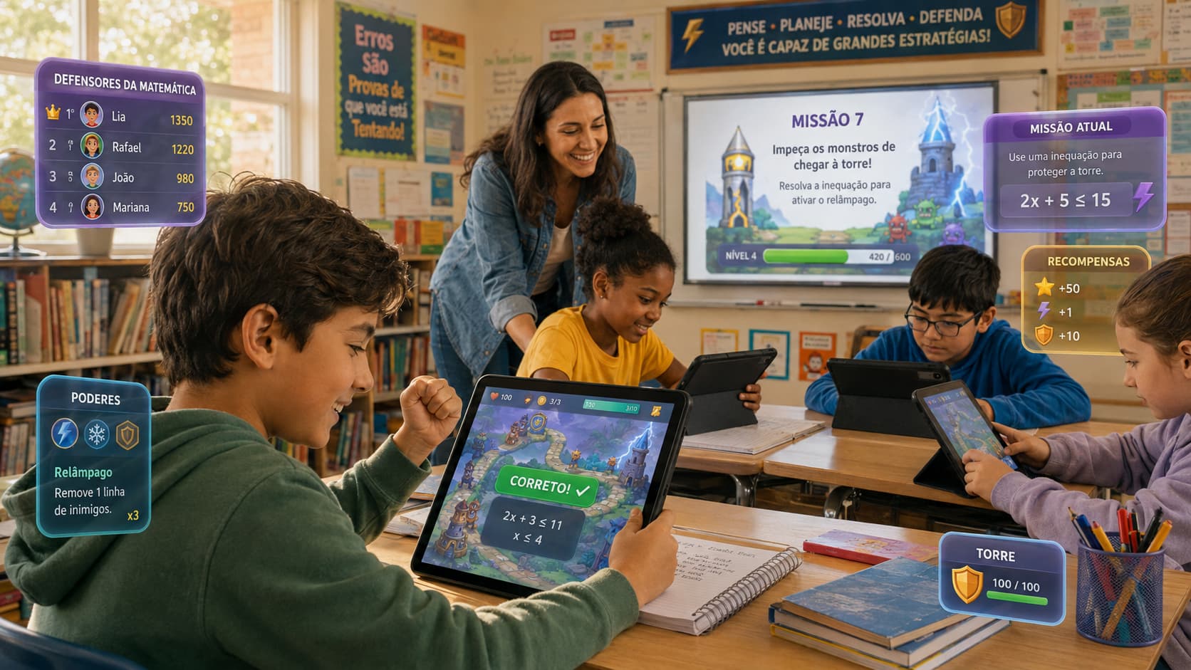 Como os jogos educativos de matemática auxiliam no TDAH